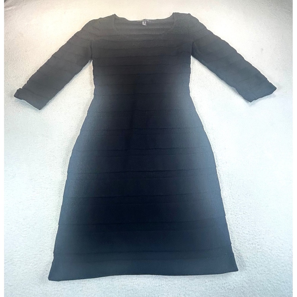 MNG Basics Bandage Dress Women XS Black Minimalist